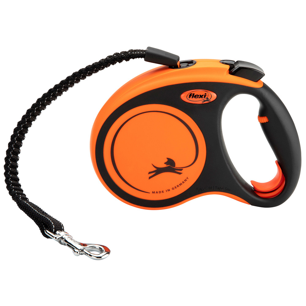 flexi Rollijn Xtreme Tape Leash, zwart-rood, Maat: L 5m