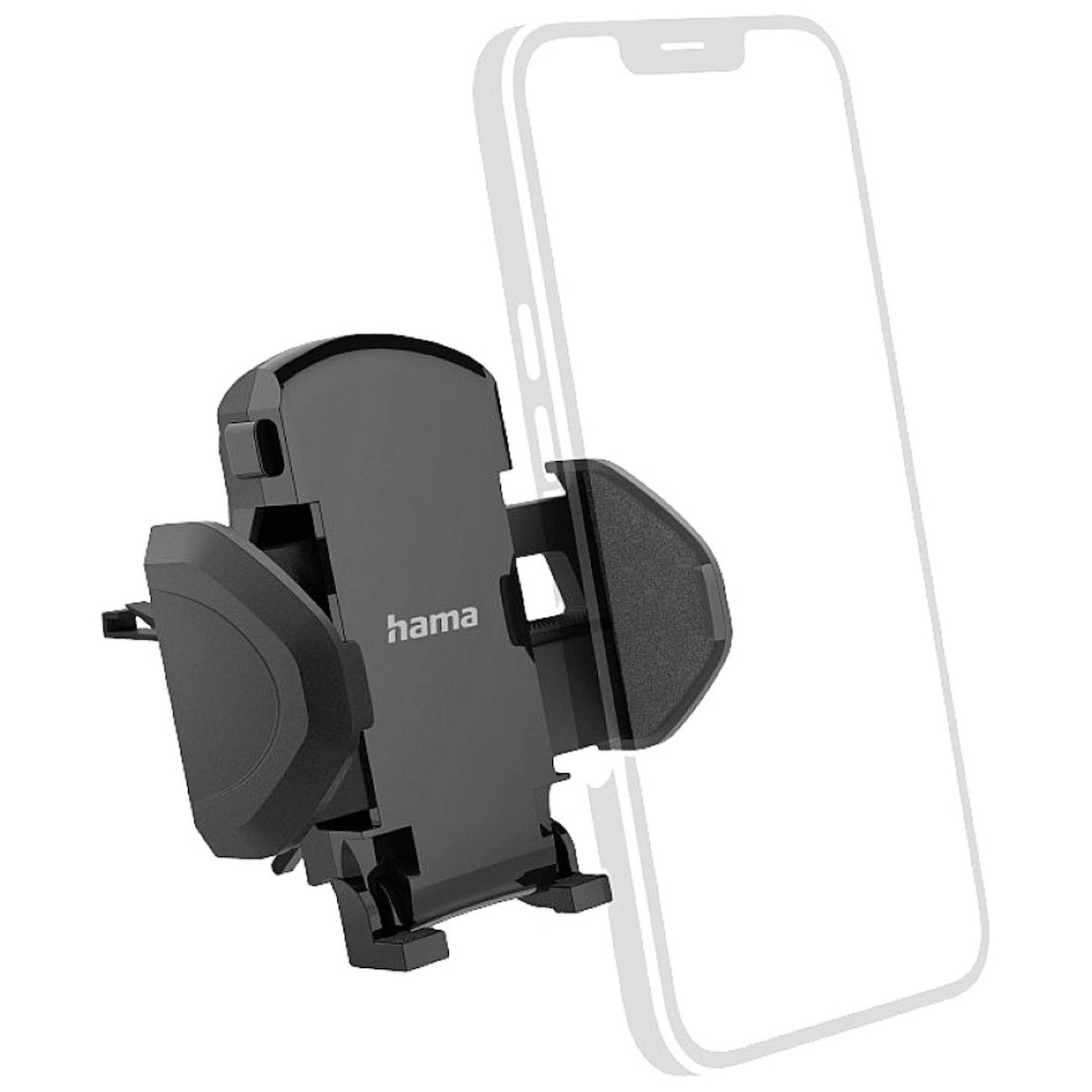 Hama Move autotelefoonhouder Telefonie accessoire Zwart