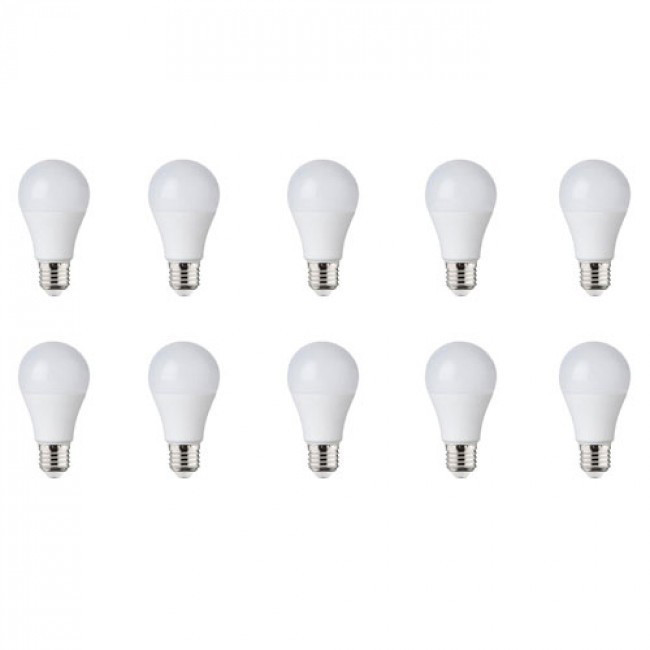 LED Lamp 10 Pack - E27 Fitting - 15W - Warm Wit 3000K