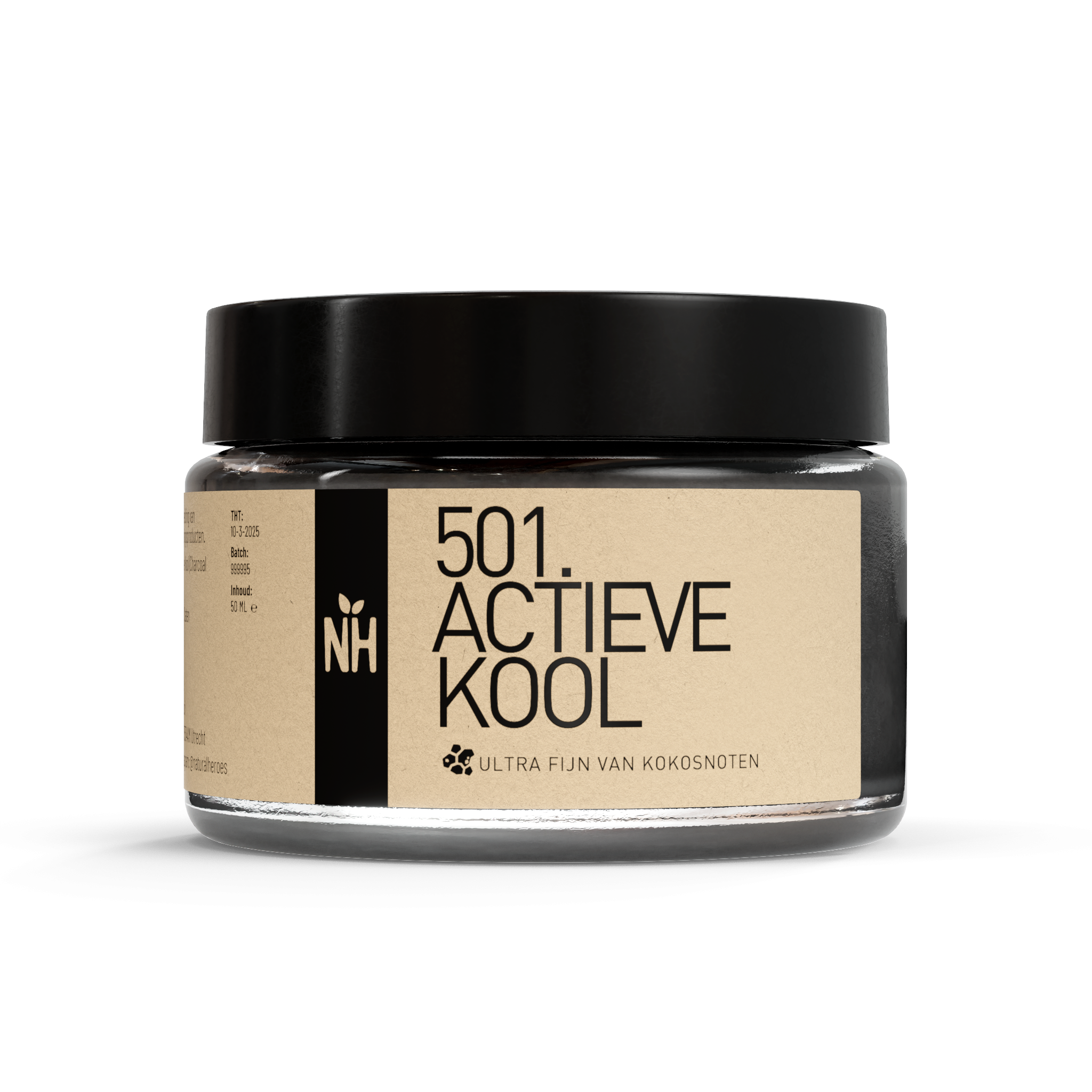 Actieve Kool Poeder (Ultra Fijn & Food Grade) 50 ml