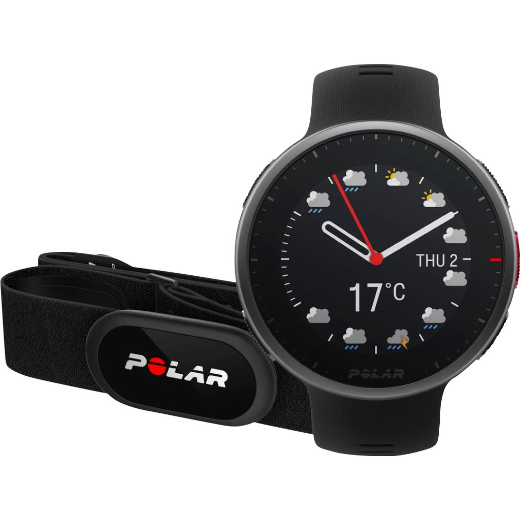 Polar Vantage V2 Zwart M/L + Polar H10 Hartslagmeter Borstband Zwart M-XXL