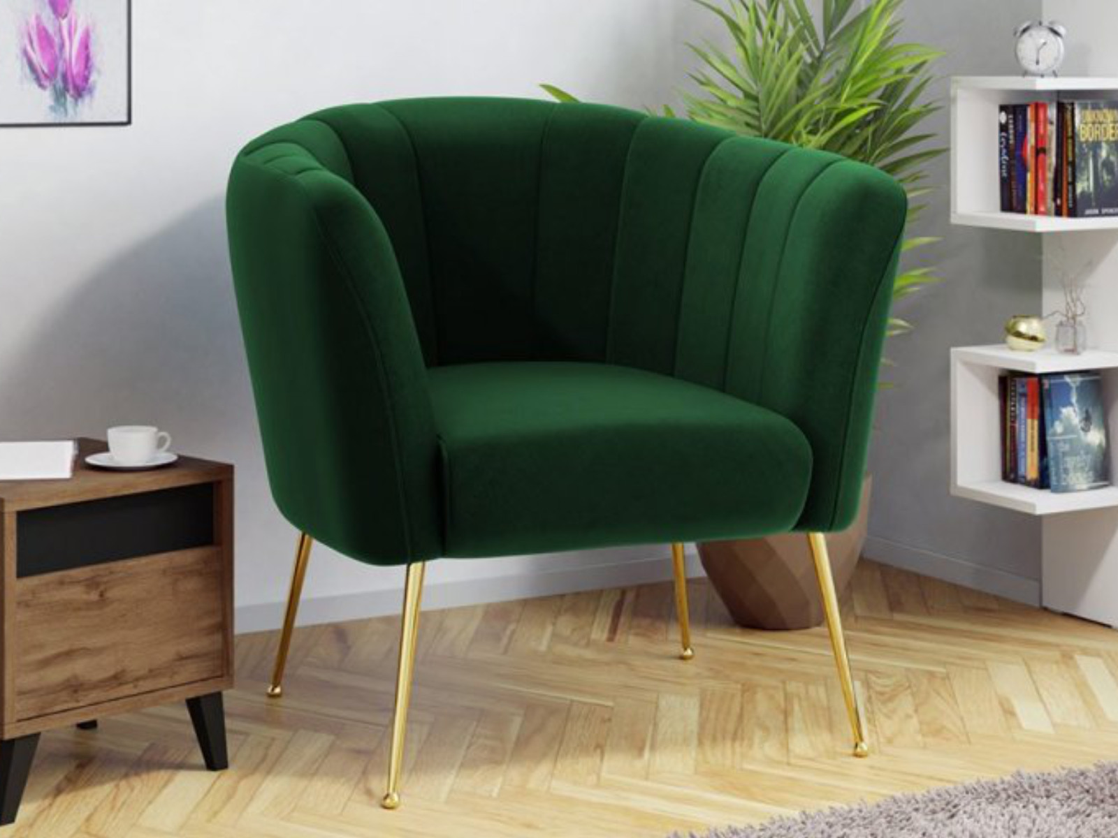 Fauteuil GILARDI groen