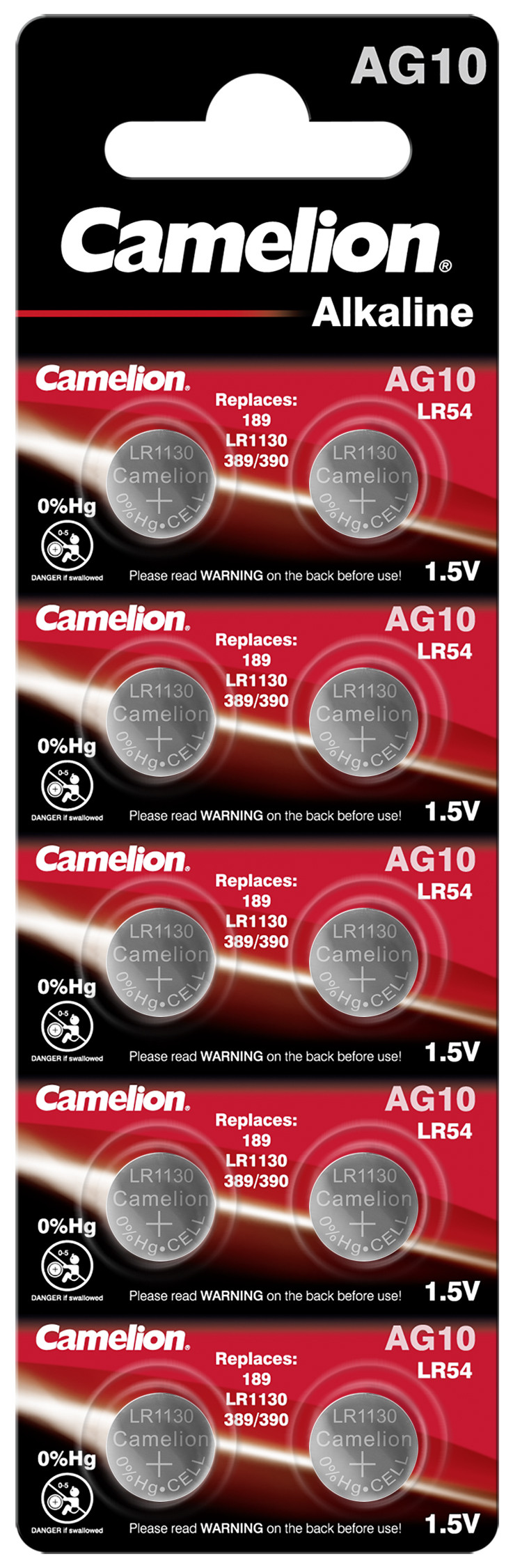 Camelion AG10 - LR1130 10x