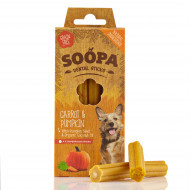 Soopa Dental Sticks met pompoen & wortel hondensnack Per 5