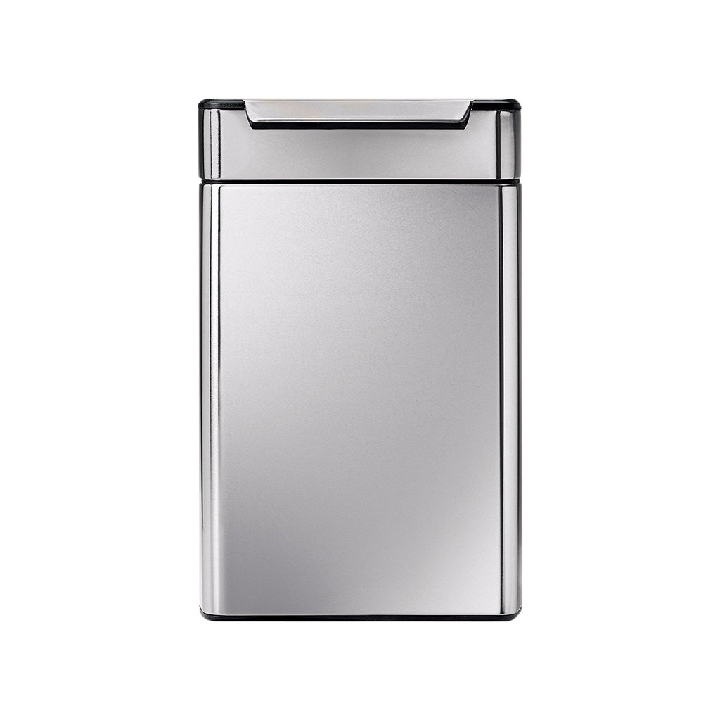 Simplehuman Rectangular Touch Bar Recycler 2 x 24 Liter Rvs