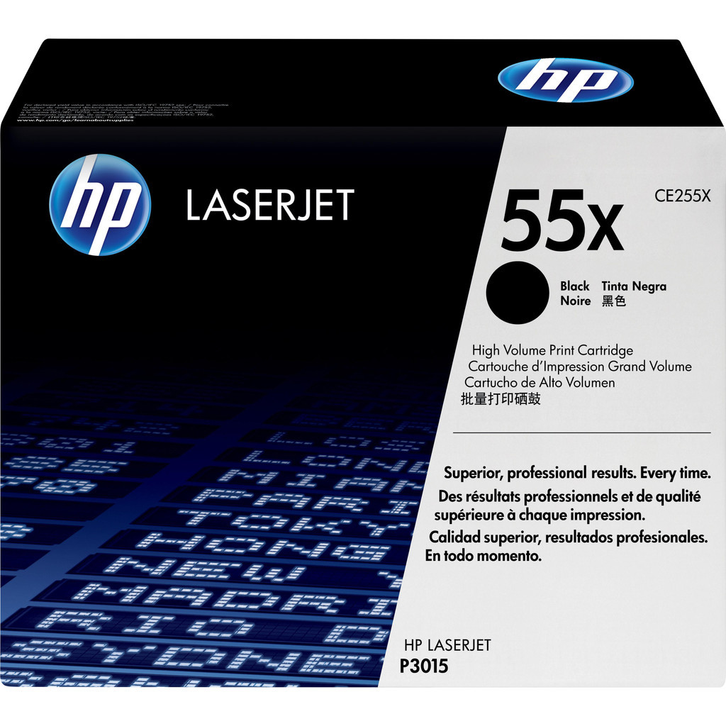 HP 55X Toner Zwart (Hoge Capaciteit)