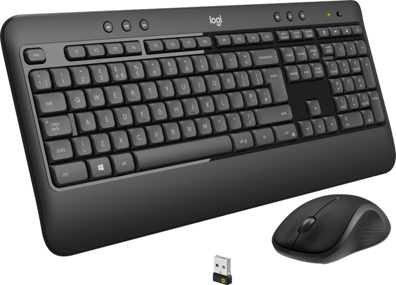 Logitech MK540 Advanced Draadloze Toetsenbord en Muis