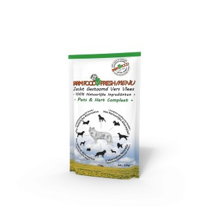 Farm Food Fresh Menu runderpens met hart natvoer hond (zakjes 125 g) 32 x 125 g