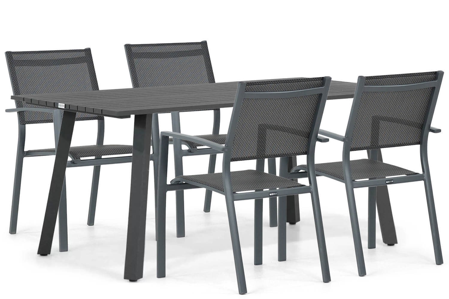 Lifestyle Sella/Villagio 170 cm dining tuinset 5-delig