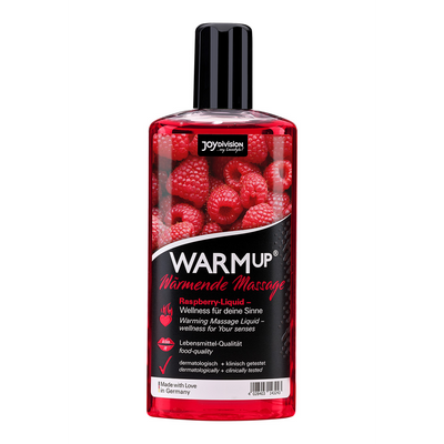 Joydivision WARMup - Flavored Warming Lubricant - Raspberry - 5 fl oz / 150 ml