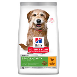 Hill&apos;s Mature Adult Senior Vitality Small & Mini met kip hondenvoer 6 kg