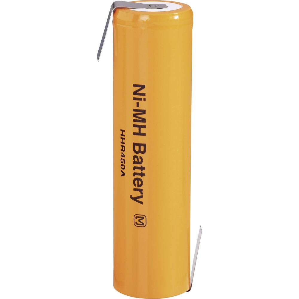 Panasonic HHR450A-LF Speciale oplaadbare batterij 4/3 FA Z-soldeerlip NiMH 1.2 V 4500 mAh