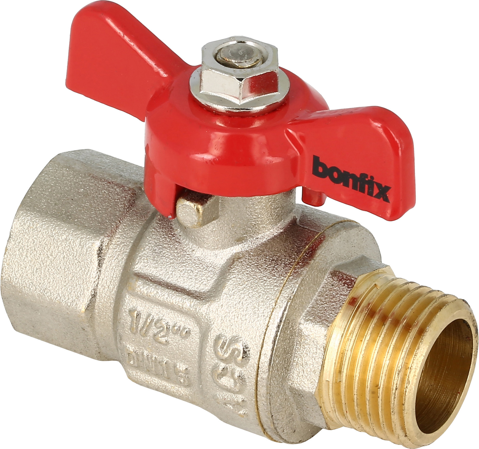 Bonfix kogelkraan vlinder 1/2” Bi x Bu