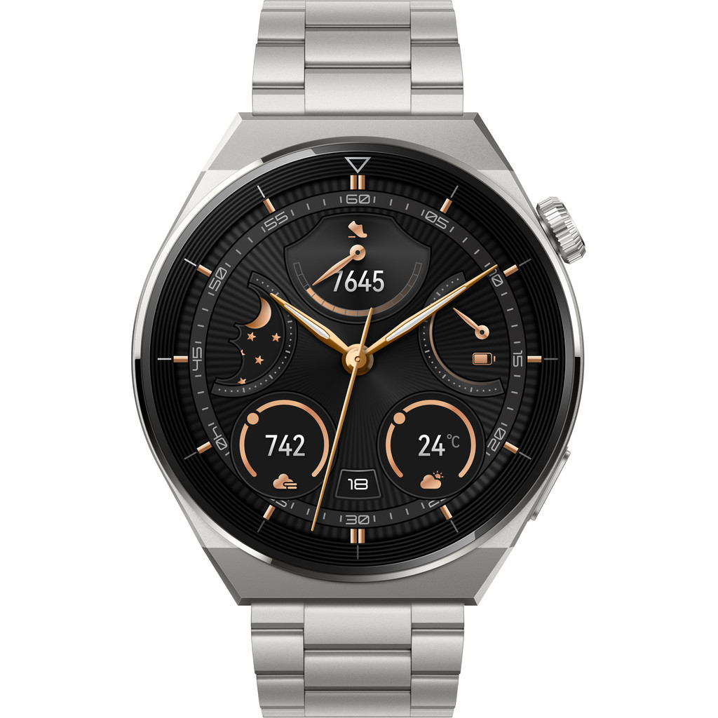 Huawei Watch GT 3 Pro Titanium Elite Zilver 46 mm