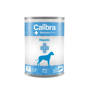 Calibra Veterinary Diets Hepatic natvoer hond 24 x 400 g