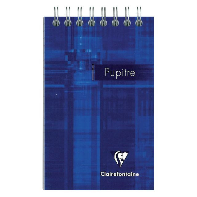 Notitieboek Clairefontaine Puptire 75x120mm spiraal lijn