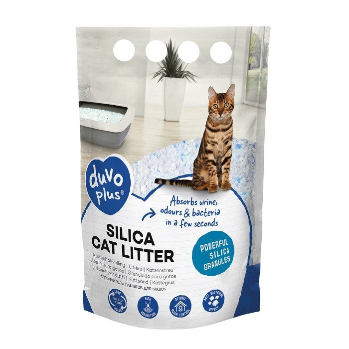 Duvo+ Kattenbakvulling Premium Silica - 5L