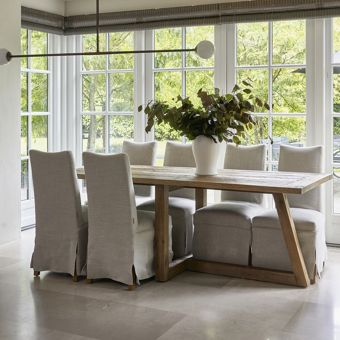 Rivièra Maison Eettafel Bali Essenhout, 240 x 100cm - Bruin