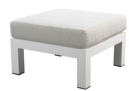 Midori ottoman alu white/mixed grey - Yoi