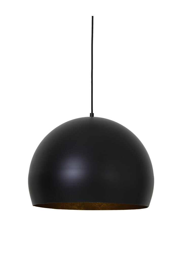 Light & Living Hanglamp 'Jaicey' 45cm, mat zwart-goud