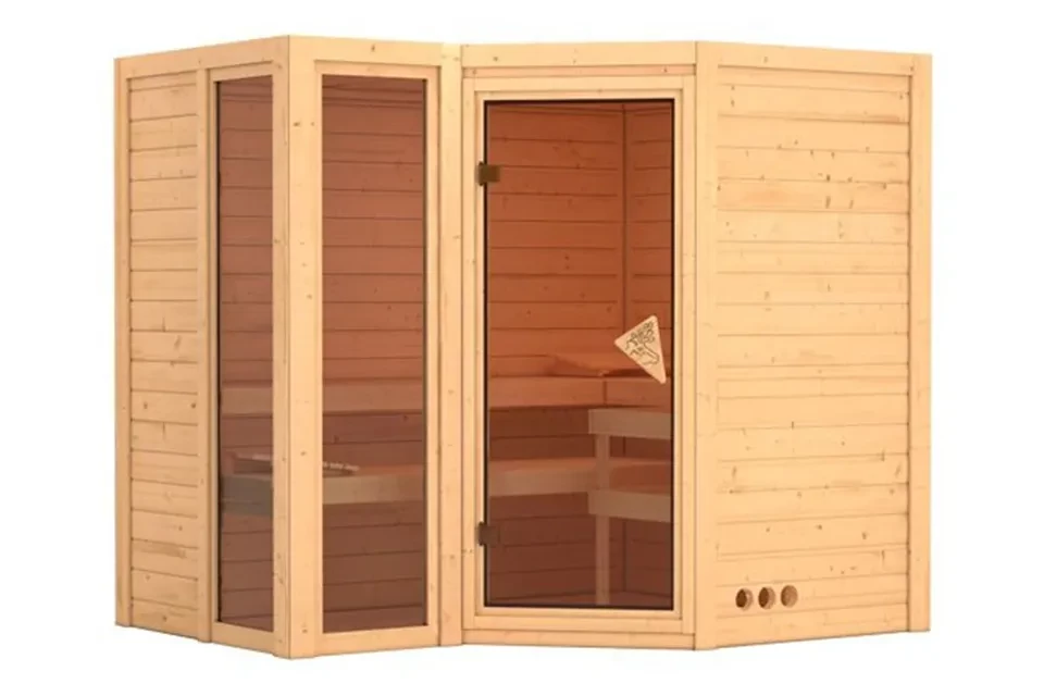 Karibu | Amara Sauna | Bronzeglas Deur