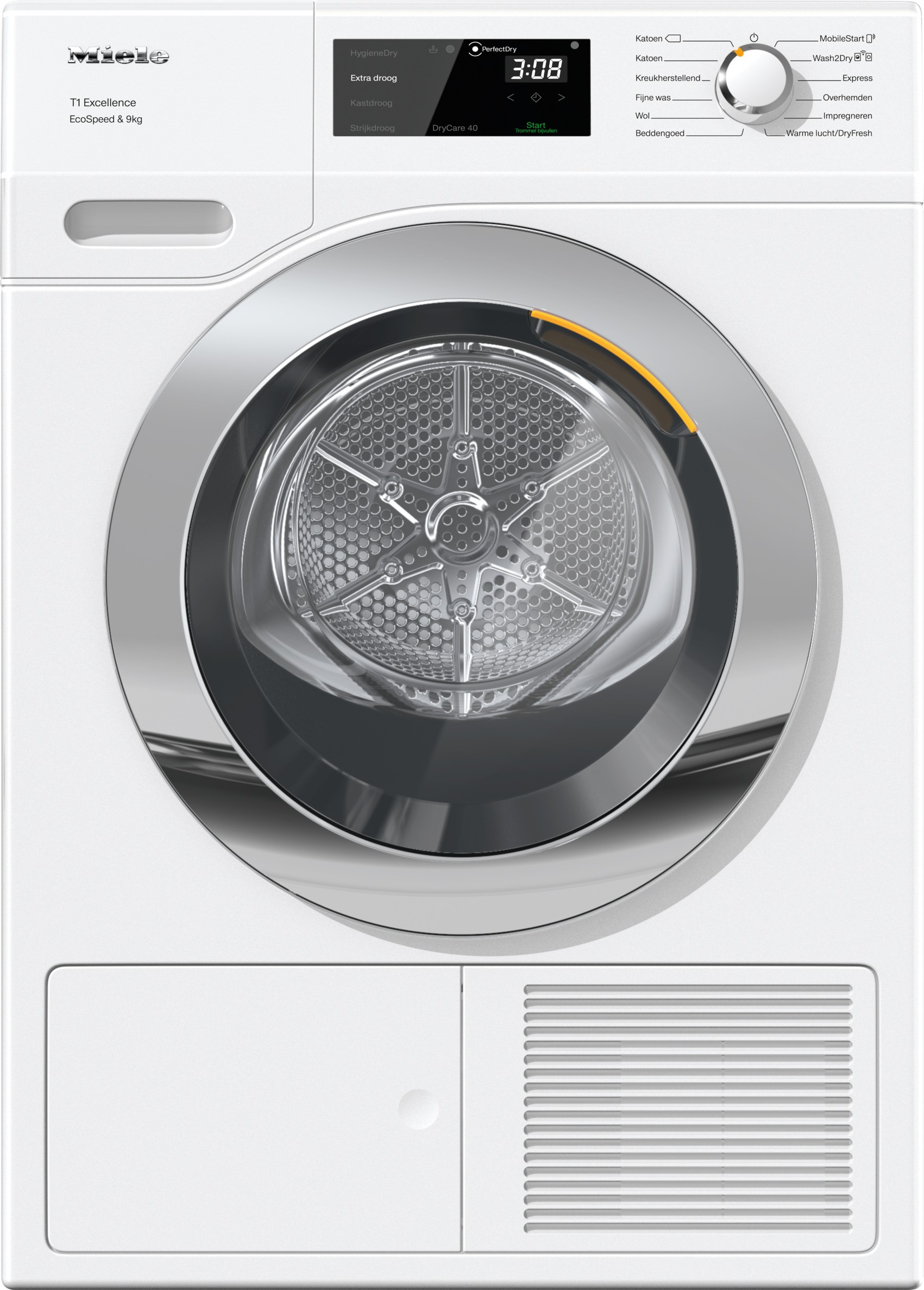 Miele TEH 795 WP EcoSpeed Warmtepompdroger Wit