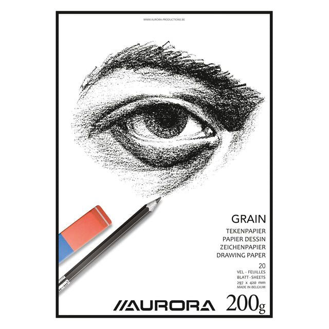 Tekenblok Aurora A3 40blz 200gr | 5 stuks