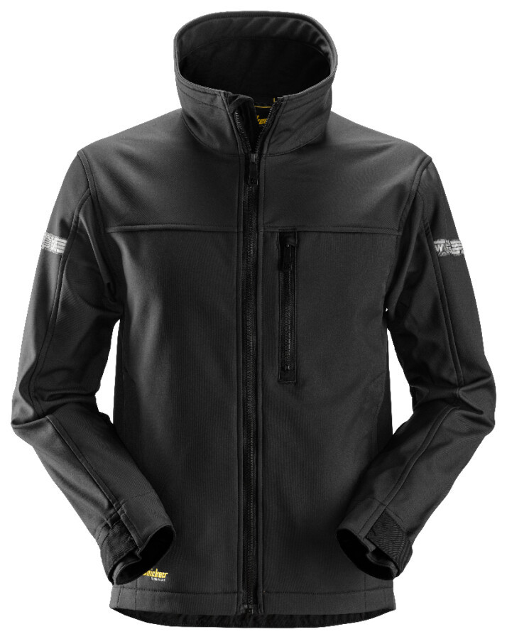 Snickers Workwear Softshell jack - AllroundWork - 1200 - zwart - maat L