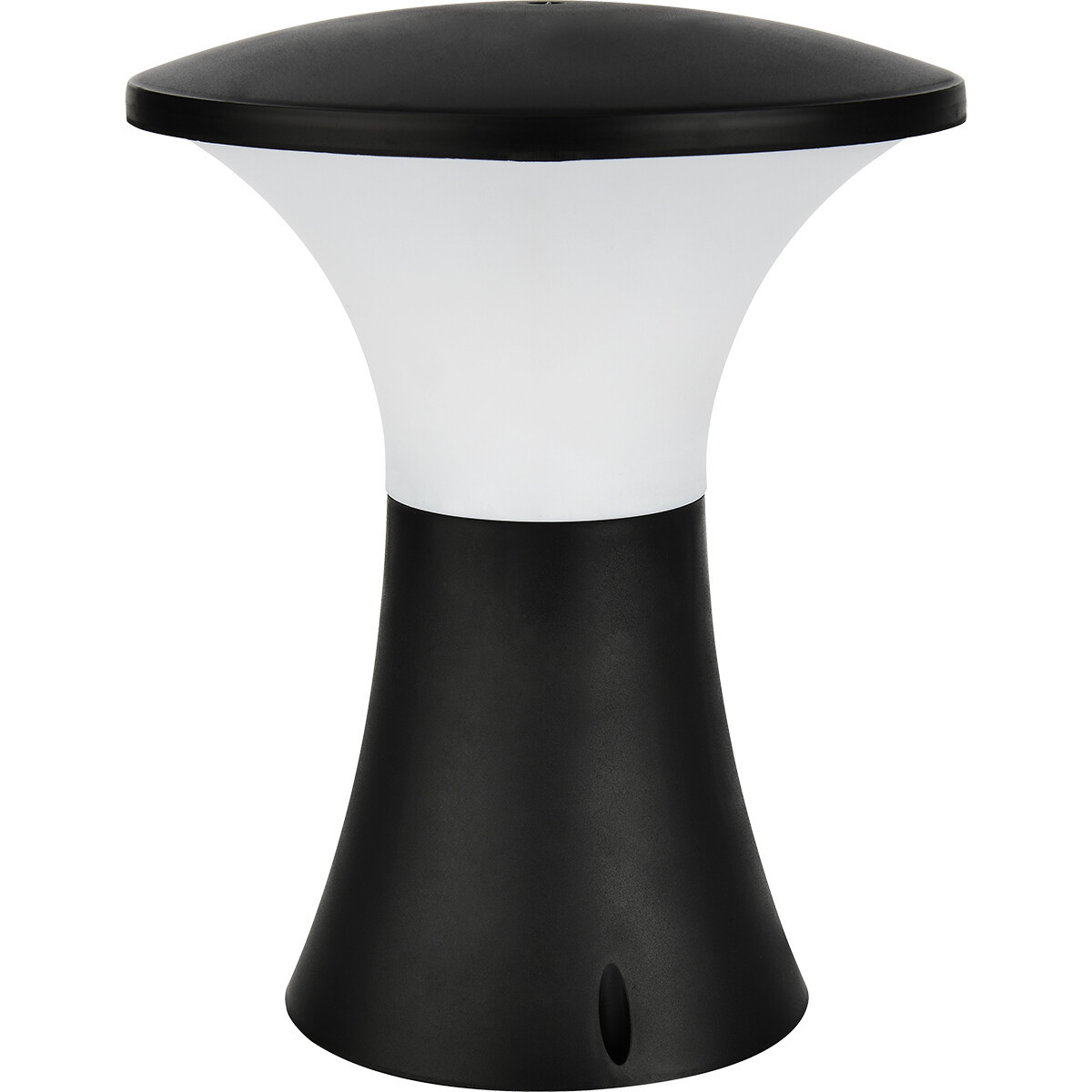 Staande Buitenlamp - Sokkellamp - Papatyana 1 - E27 Fitting - Rond - Zwart