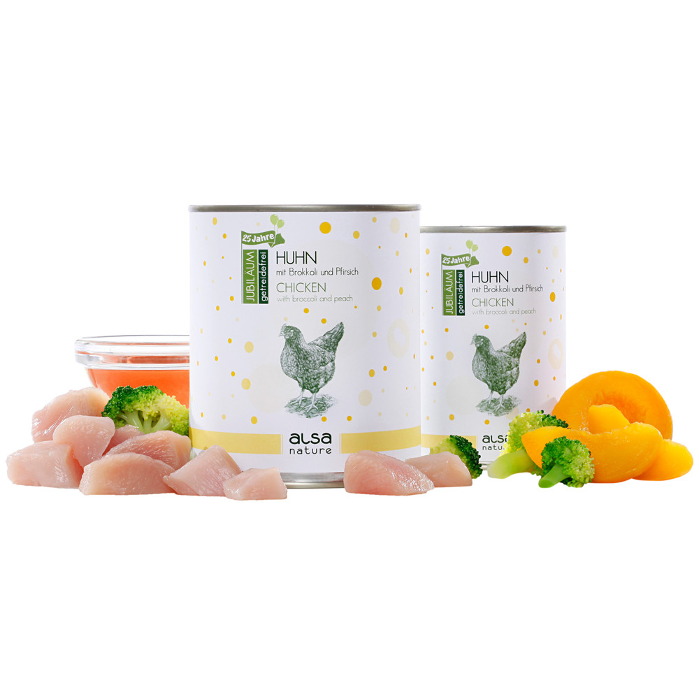 alsa-nature JUBILEUM-EDITIE Kip, 400 g, Aantal: 6 x 400 g