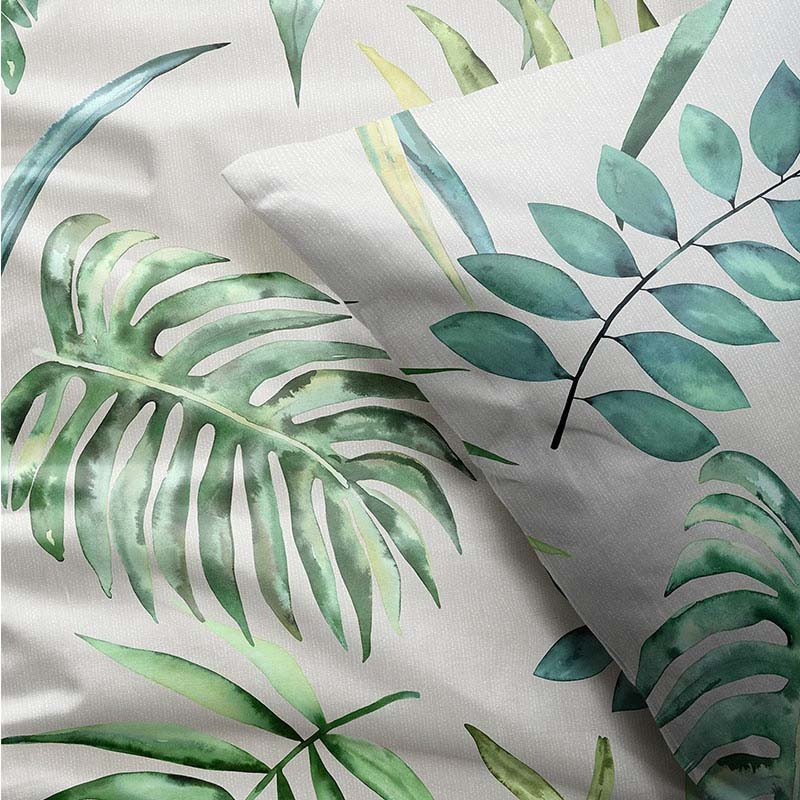 Dekbedovertrek Luna Flowers Dekbedovertrek - Lits-Jumeaux (240x220 cm) - Meerkleurig Microvezel - Dessin: Bloemen - Luna Bedding -