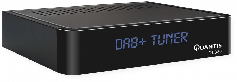 Quantis QE330 DAB+ radiotuner Tuner Zwart