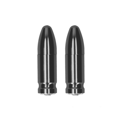 Ouch! by Shots Magnetic Nipple Clamps Diamond Bullet