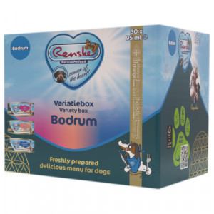 Renske Vers Bereid Variatiebox Bodrum hondenvoer (30x95g) 2 trays (60 x 95 g)