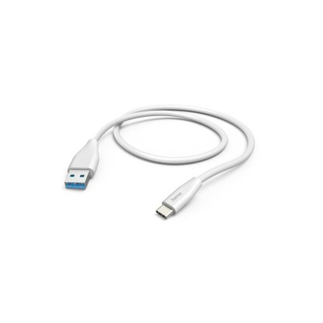 Hama USB-Kabel, USB-A naar USB-C, 1,5 m Oplader Wit