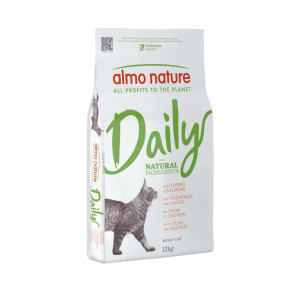 Almo Nature Daily met tonijn en zalm kattenvoer 2 x 12 kg