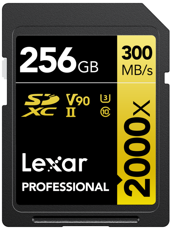 Lexar Professional 2000x GOLD 256GB SDXC