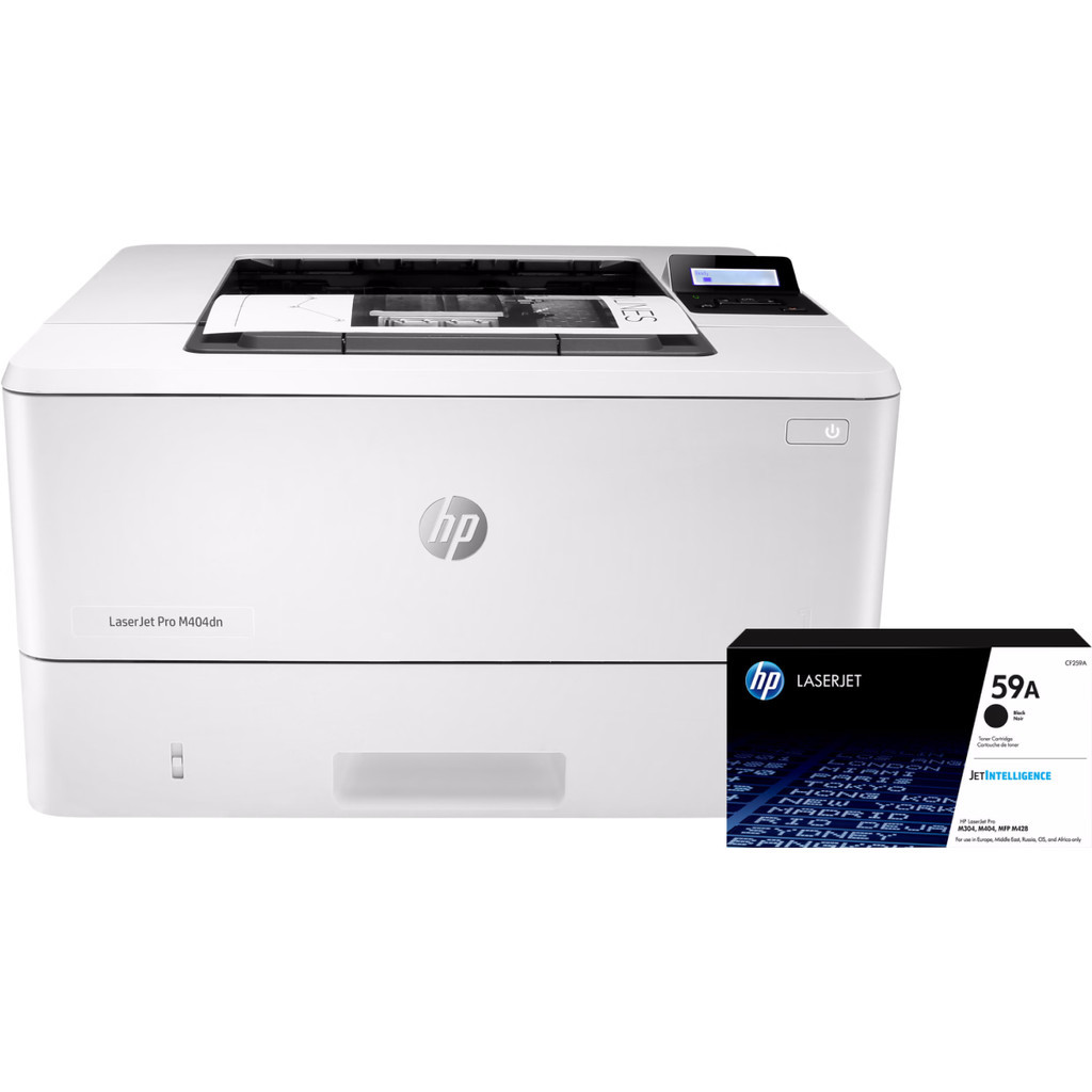 HP LaserJet Pro M404dw + 1 extra zwarte toner