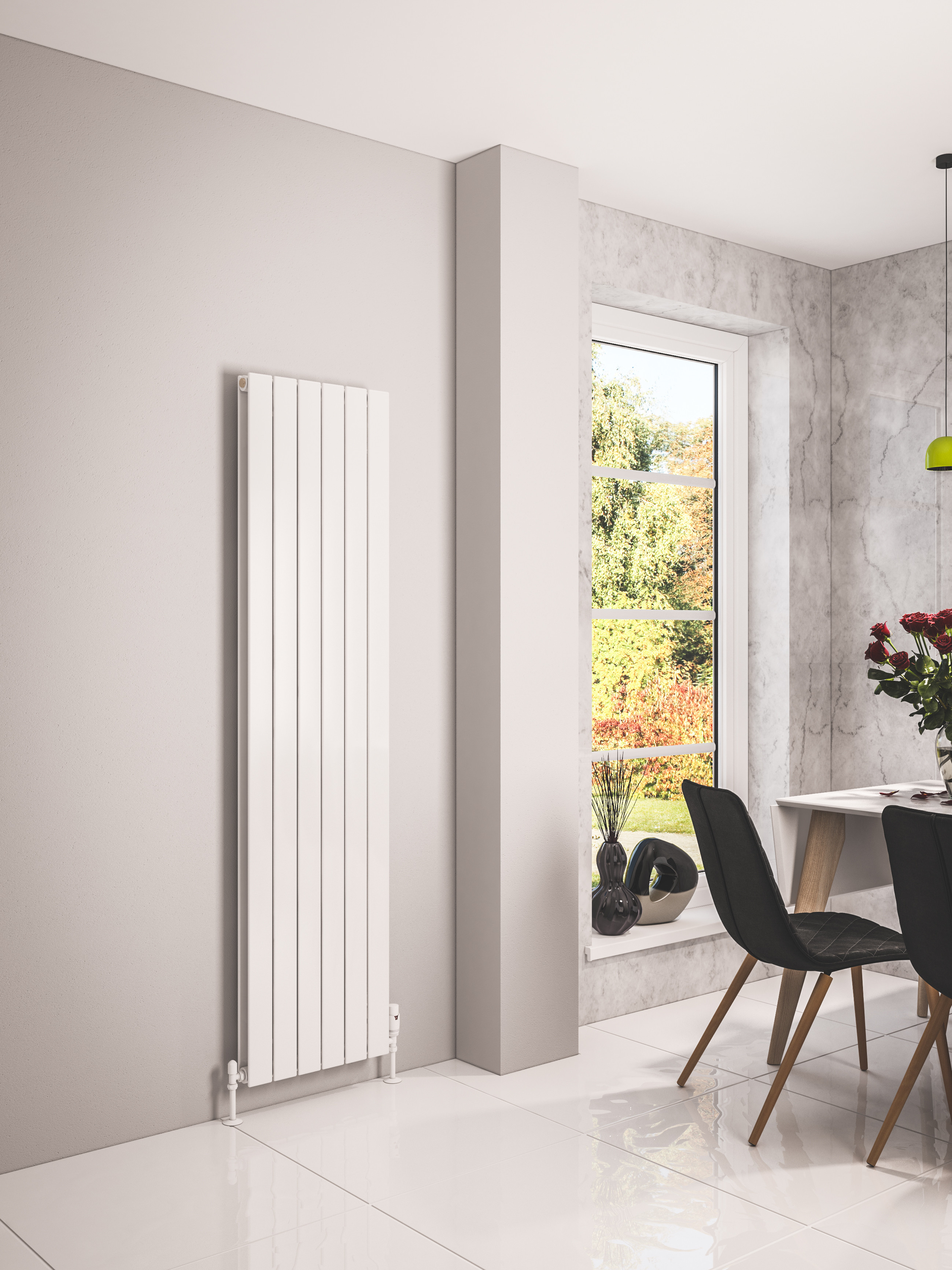 Eastbrook Addington type 20 radiator 180 x 44cm 1595 watt wit