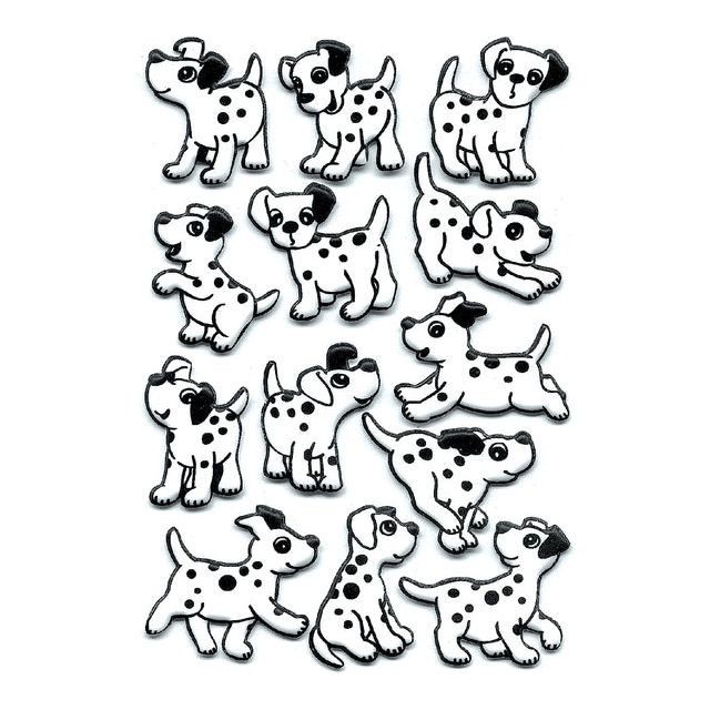 Etiket HERMA 6661 dalmatiërs foam | Blister a 1 vel | 10 stuks