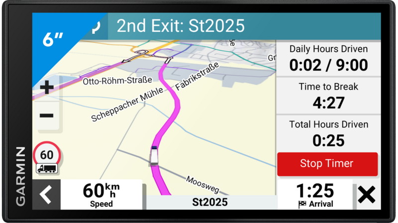 Garmin Dezl LGV610 Truck Europa