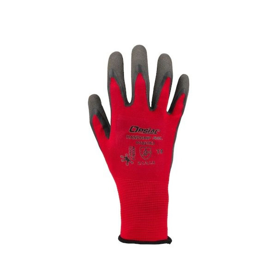 Opsial werkhandschoenen - Handgrip 500L - latex - maat 9