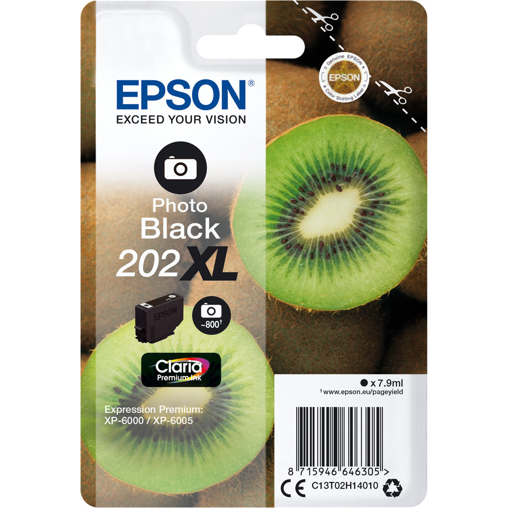 Epson 202XL Cartridge Fotozwart