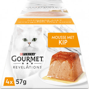 Purina Gourmet Revelations mousse met kip nat kattenvoer (57 gr) 6 trays (24 x 57 g)