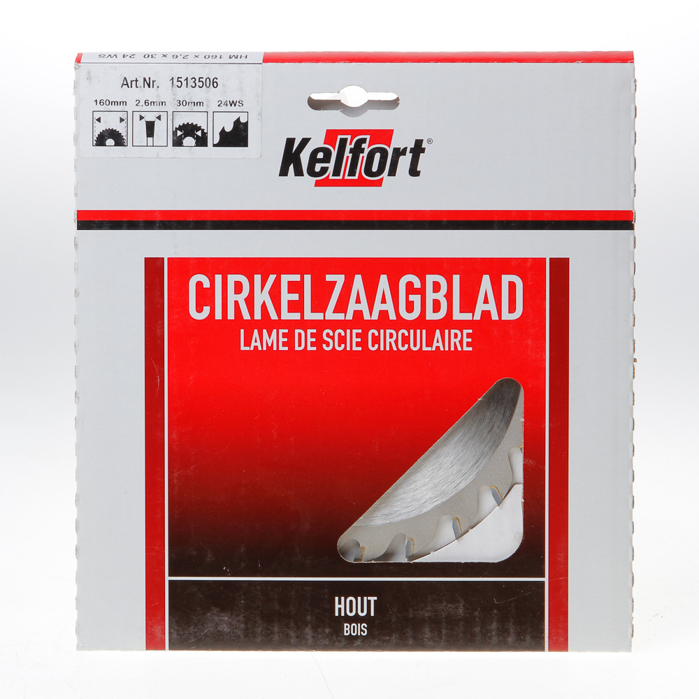 Cirkelzaagblad hm 160x30 24t