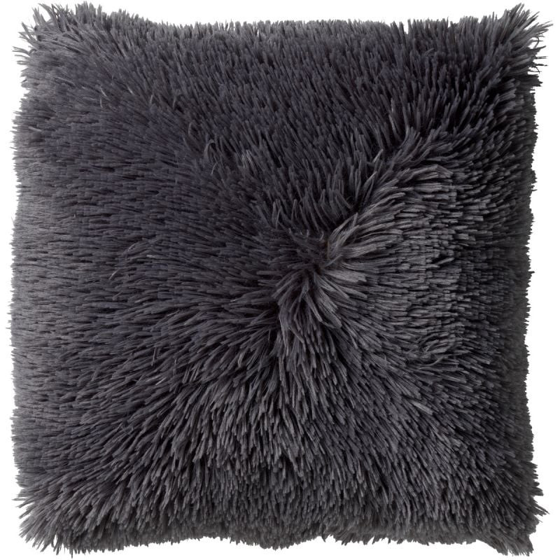 Sierkussen Fluffy 45x45 cm Charcoal Gray