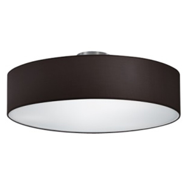 LED Plafondlamp - Plafondverlichting - Trion Hotia - E27 Fitting - 3-lichts - Rond - Mat Zwart - Aluminium