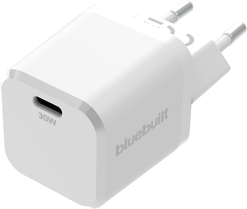 BlueBuilt Power Delivery Oplader met Usb C Poort 30W Wit