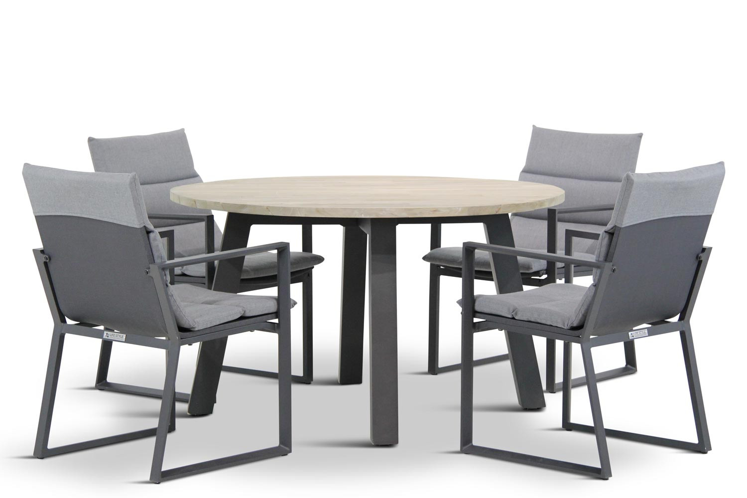 Lifestyle Treviso/Derby 130 cm dining tuinset 5-delig