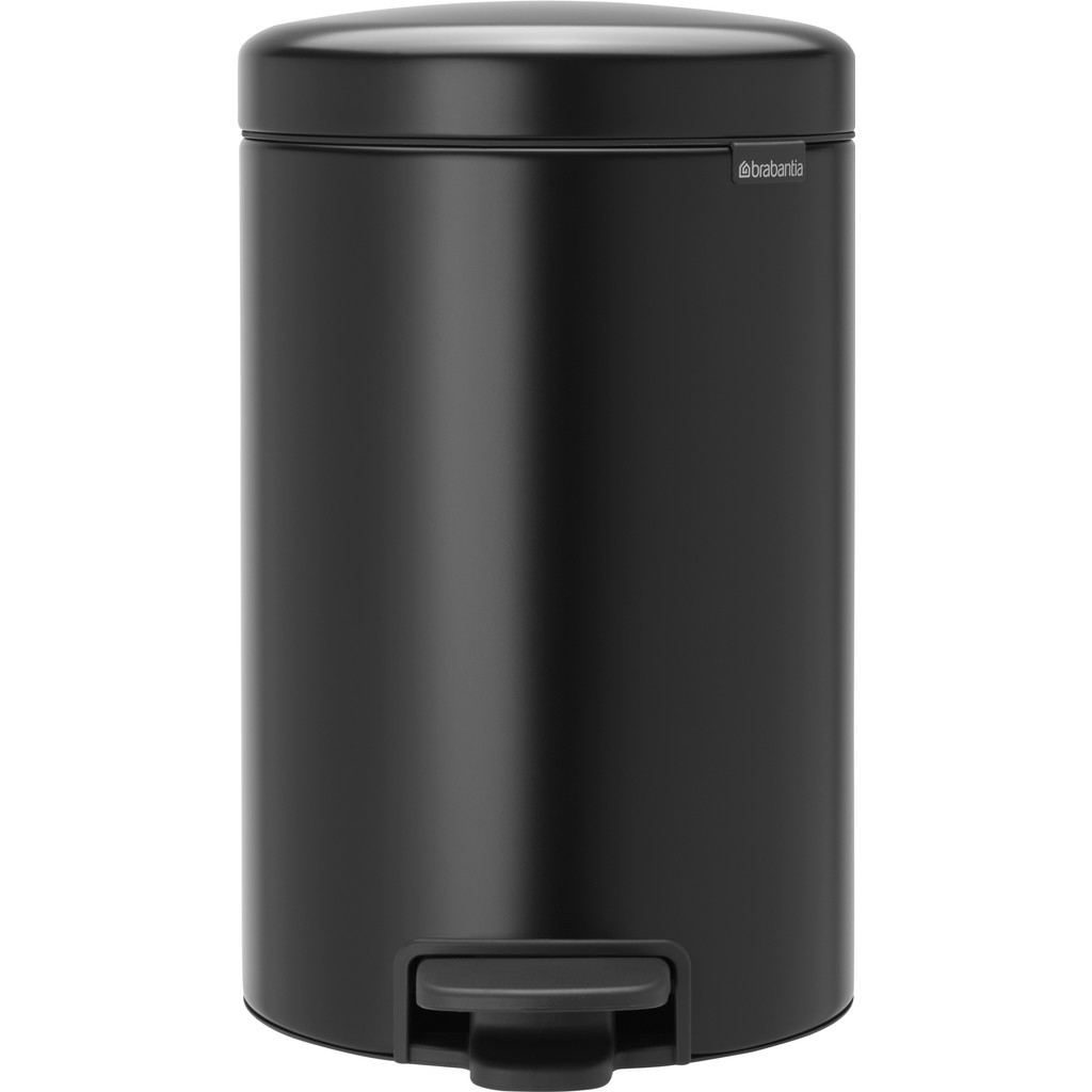 Brabantia NewIcon Pedaalemmer 12 Liter Matt Black